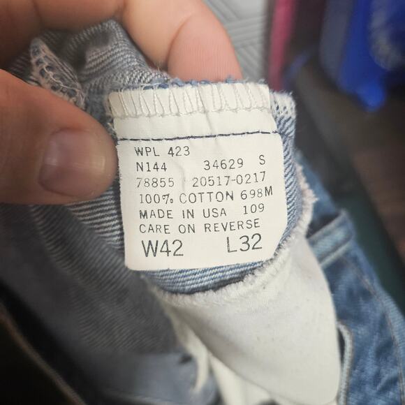 Vintage levis orange tab 517 levis size 42x32 - Picture 4 of 7